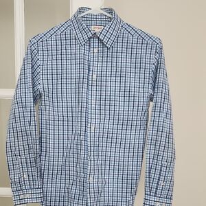 Boys Blue Checkered Shirt